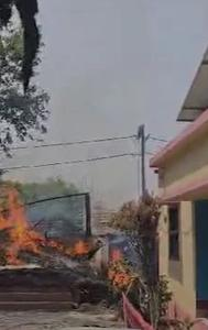 Arson at Tarabari Police Station in Bihar's Araria