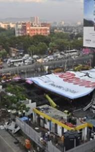 Hoarding collapses in Mumbai's Ghatkopar