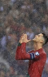 Cristiano Ronaldo in action