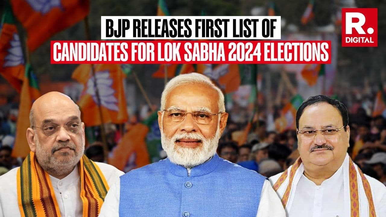 BJP Releases 1st Candidate List