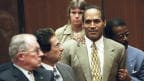 OJ Simpson with his 'Dream Team' of lawyers post his acquittal in the murder case 