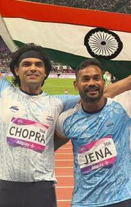 Neeraj Chopra and Kishore Kumar Jena