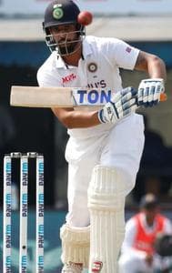 Hanuma Vihari while playing for Team India