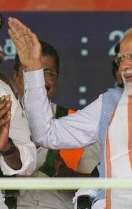 TN BJP President K Annamalai with PM Narendra Modi 
