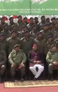 Defence Minister Rajnath Singh Joins Armed Forces in Leh