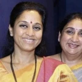 Supriya Sule and Sunetra Pawar