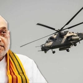 Amit Shah Has Close Shave After Helicopter Loses Balance Mid-Air in Bihar's Begusarai