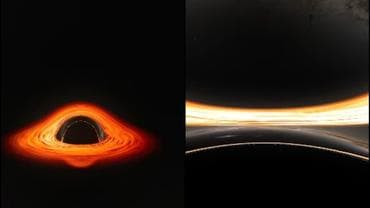 Nasa Simulation Unveils Dazzling Journey Into A Black Hole