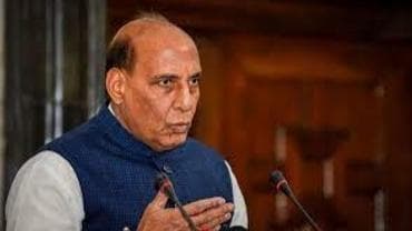 Indian Defence Minister Rajnath Singh 