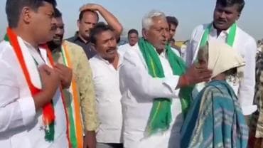 Congress Lok Sabha candidate slaps farmer woman 