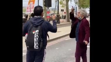 Murderers! You're Killing Balochs: Elderly Man Confronts Pro-Palestine Protester From Pakistan in UK 