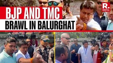 Sukanta Majumdar, TMC Worker Get Caught In Ugly Verbal Spat
